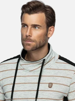 Wam Denim Sweaters<Muro Striped Off-White Sweater