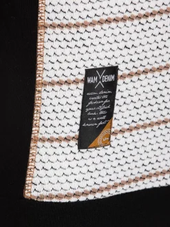 Wam Denim Sweaters<Muro Striped Off-White Sweater