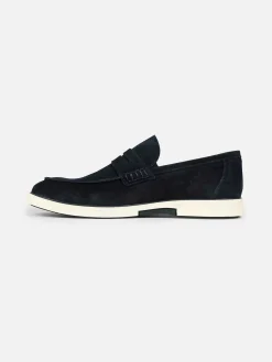 Wam Denim Navy Suede Loafer Schoenen Navy| Schoenen