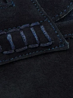 Wam Denim Navy Suede Loafer Schoenen Navy| Schoenen