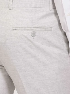 Wam Denim Pantalons<Newsted Comfort Slim Fit Light Grey Pantalon