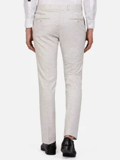 Wam Denim Pantalons<Newsted Comfort Slim Fit Light Grey Pantalon