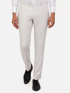 Wam Denim Pantalons<Newsted Comfort Slim Fit Light Grey Pantalon