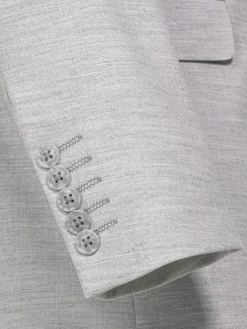 Wam Denim Newsted Comfort Wide Lapel Light Grey Colbert| Colberts