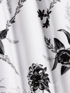 Wam Denim Oasis White Floral Print Overhemd Lange Mouw| Overhemd Lange Mouwen