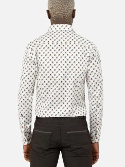 Wam Denim Overhemd 75626 Cadiz White| Overhemd Lange Mouwen