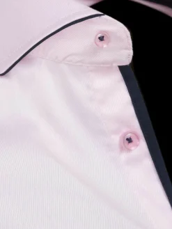 Wam Denim Overhemd 75623 Getafe Pink| Overhemd Lange Mouwen