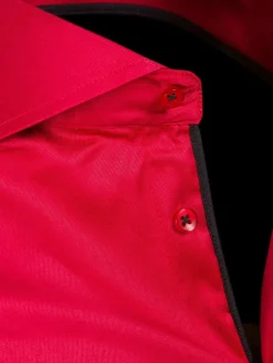 Wam Denim Overhemd Lange Mouwen<Overhemd 75525 Jaen Red