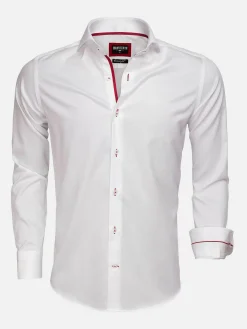 Wam Denim Overhemd Lange Mouwen<Overhemd 75525 Jaen White