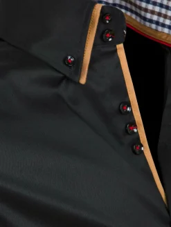 Wam Denim Overhemd 75428 Roma Black| Overhemd Lange Mouwen