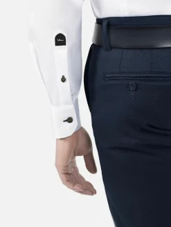 Wam Denim Overhemd 75488 Todi White| Overhemd Lange Mouwen