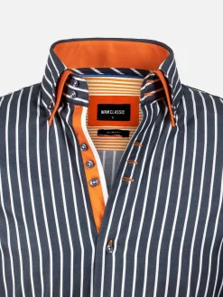 Wam Denim Overhemd Lange Mouwen<Overhemd 75459 Vasto Navy