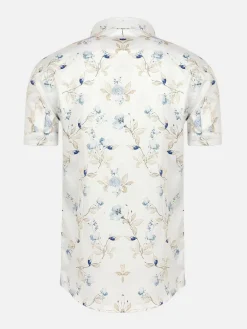 Wam Denim Overhemd Korte Mouwen<Overhemd Korte Mouw 75745 Primrose White