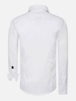 Wam Denim Overhemd Lang Mouw 75665 Harvey Specter White| Overhemd Lange Mouwen