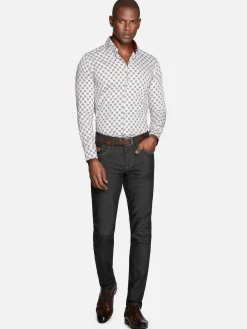 Wam Denim Overhemd Lange Mouwen<Overhemd Lange Mouw 75705 Antoon White