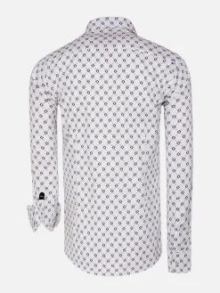 Wam Denim Overhemd Lange Mouw 75705 Antoon White| Overhemd Lange Mouwen