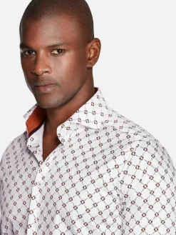 Wam Denim Overhemd Lange Mouw 75705 Antoon White| Overhemd Lange Mouwen