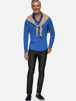 Wam Denim Overhemd Lange Mouwen<Overhemd Lange Mouw 75656 Beaufort Relly Blue