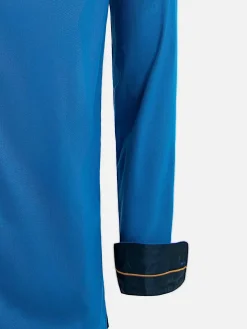 Wam Denim Overhemd Lange Mouw 75656 Beaufort Relly Blue| Overhemd Lange Mouwen