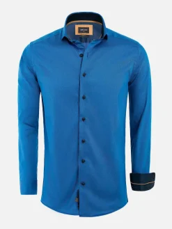 Wam Denim Overhemd Lange Mouw 75656 Beaufort Relly Blue| Overhemd Lange Mouwen
