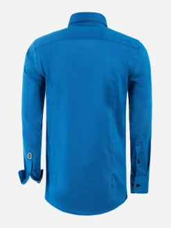 Wam Denim Overhemd Lange Mouw 75656 Beaufort Relly Blue| Overhemd Lange Mouwen