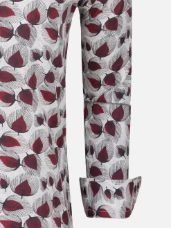 Wam Denim Overhemd Lange Mouw 65045 Black Off White| Overhemd Lange Mouwen