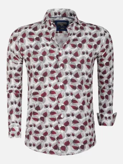 Wam Denim Overhemd Lange Mouw 65045 Black Off White| Overhemd Lange Mouwen