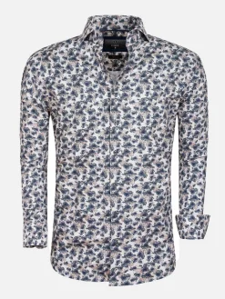 Wam Denim Overhemd Lange Mouwen<Overhemd Lange Mouw 57000 Blue Anthracite