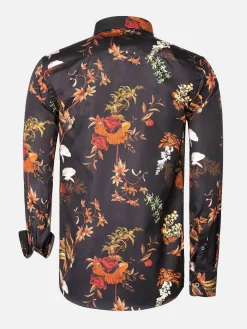 Wam Denim Overhemd Lange Mouw 75671 Boaz Black| Overhemd Lange Mouwen