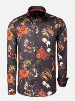 Wam Denim Overhemd Lange Mouw 75671 Boaz Black| Overhemd Lange Mouwen