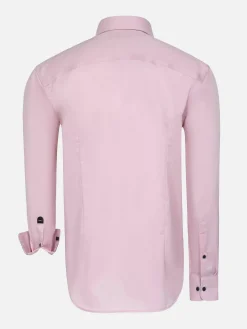 Wam Denim Overhemd Lange Mouw 59014 Brizon Pink| Overhemd Lange Mouwen