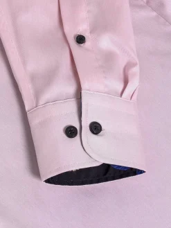 Wam Denim Overhemd Lange Mouw 59014 Brizon Pink| Overhemd Lange Mouwen