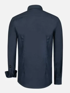 Wam Denim Overhemd Lange Mouwen<Overhemd Lange Mouw 75754 Caesar Dark Indigo