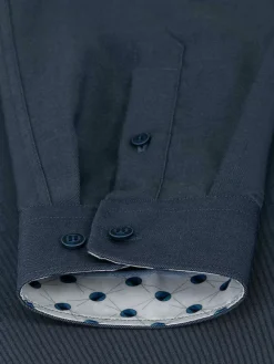 Wam Denim Overhemd Lange Mouwen<Overhemd Lange Mouw 75754 Caesar Dark Indigo