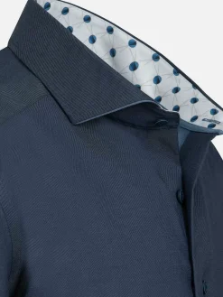 Wam Denim Overhemd Lange Mouw 75754 Caesar Dark Indigo| Overhemd Lange Mouwen