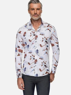 Wam Denim Overhemd Lange Mouw 75735 Camburn White| Overhemd Lange Mouwen