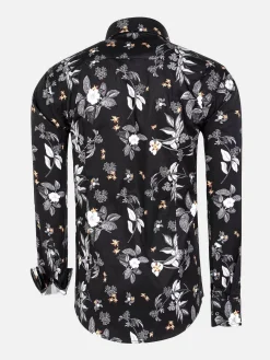 Wam Denim Overhemd Lange Mouw 75717 Cordoba Black| Overhemd Lange Mouwen