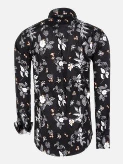 Wam Denim Overhemd Lange Mouw 75717 Cordoba Black| Overhemd Lange Mouwen