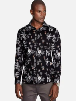 Wam Denim Overhemd Lange Mouw 75717 Cordoba Black| Overhemd Lange Mouwen