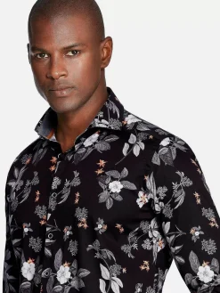 Wam Denim Overhemd Lange Mouw 75717 Cordoba Black| Overhemd Lange Mouwen