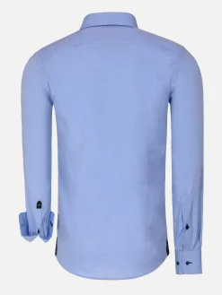 Wam Denim Overhemd Lange Mouwen<Overhemd Lange Mouw 75698 Cruise Light Blue