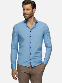 Wam Denim Overhemd Lange Mouwen<Overhemd Lange Mouw 75698 Cruise Light Blue