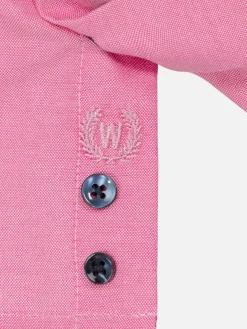 Wam Denim Overhemd Lange Mouw 75698 Cruise Fuchsia| Overhemd Lange Mouwen