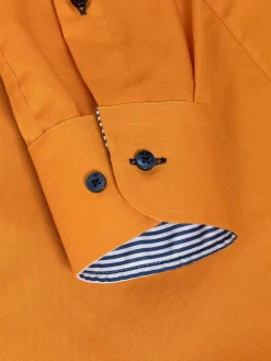 Wam Denim Overhemd Lange Mouw 75698 Cruise Orange| Overhemd Lange Mouwen