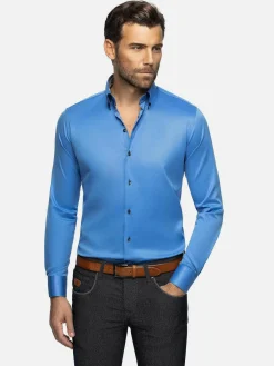 Wam Denim Overhemd Lange Mouw 75697 Grace Blue| Overhemd Lange Mouwen