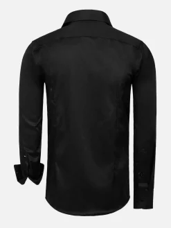 Wam Denim Overhemd Lange Mouwen<Overhemd Lange Mouw 75665 Harvery Specter Black