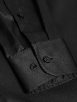 Wam Denim Overhemd Lange Mouw 75665 Harvery Specter Black| Overhemd Lange Mouwen