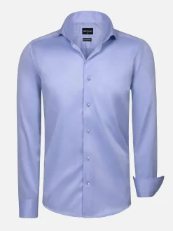 Wam Denim Overhemd Lange Mouw 75665 Harvery Specter Light Blue| Overhemd Lange Mouwen