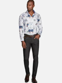 Wam Denim Overhemd Lange Mouwen<Overhemd Lange Mouw 75701 Herbeumont White