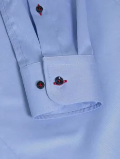 Wam Denim Overhemd Lange Mouw 75699 Karls Light Blue| Overhemd Lange Mouwen